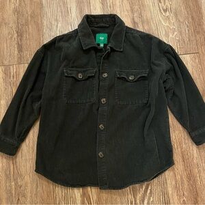 Green Corduroy Button Down